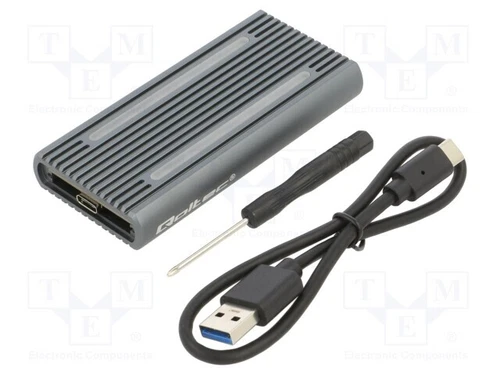 1 piece, Hard discs housing: M.2 QOLTEC-52272 /E2UK