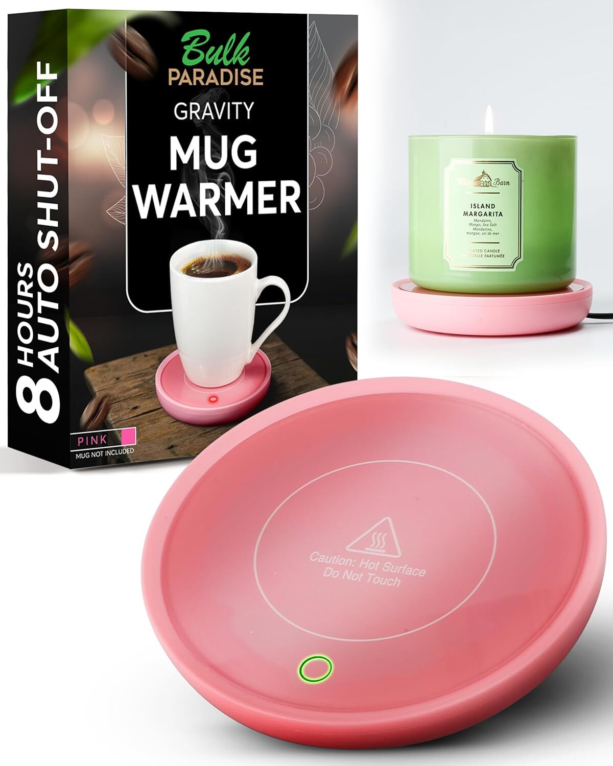 Coffee Mug Warmer - Compact Coffee Cup Warmer for Desk with Auto On/Off - Multip