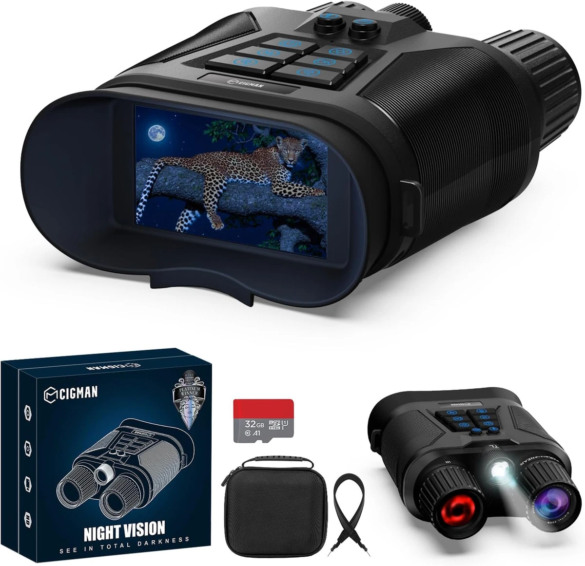 Binocolo Portatile Per Birdwatching E Sport, Lenti Multistrato, Ingrandimento 3x - Per Adulti E Ragazzi