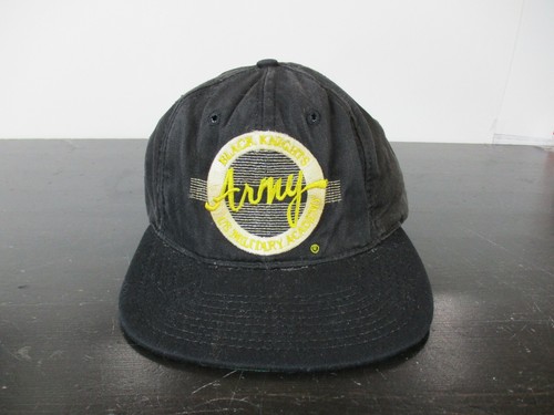 VINTAGE Army Black Knights Hat Cap Snap 