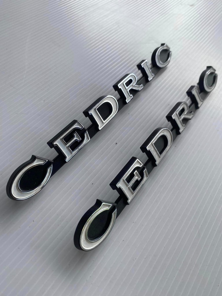 Datsun NISSAN Cedric 330 240C 260C 280C Side Emblems Badge Genuine
