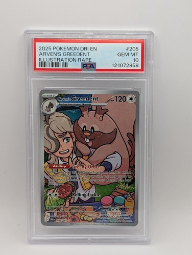 Arven's Greedent graded PSA 10 for sale on eBay