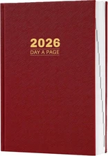 2025-2026 Diary - Diary 2025-2026 Full Page Per Day, Page A Day Calendar, Jul...