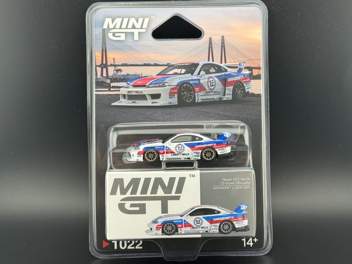 Mini GT Nissan LB-Super Silhouette S15 SILVIA GARASIDRIFT x LBWK