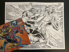 Malibu Comics Ultraverse Prototype #14 plus Original Art Print Signed