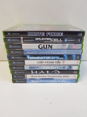 10 x Microsoft Original Xbox Spiele Restposten