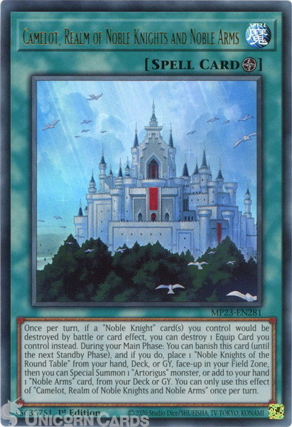 MP23-EN281 Camelot, Realm of Noble Knights and Noble Arms :: Ultra Rare 1st Edit