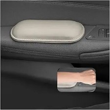 2pcs Car Door Armrest Pads Soft Leather Memory Foam Car Knee P Color Beige 2pcs Car Door Armrest Pads Soft Leather Memory Foam Car Knee P Color Beige