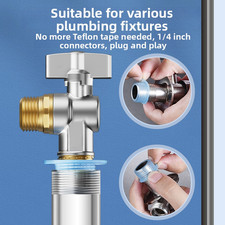 Faucet Gasket Silicone Washer Leak Proof for Triangle Valve 2.4 cm by 1.3 cm