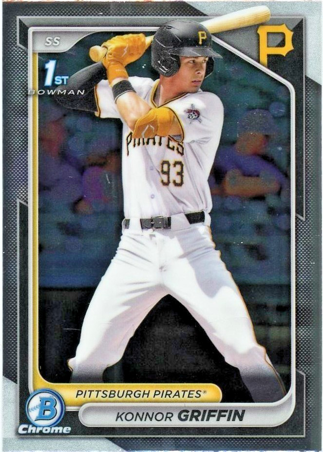 2024 Bowman Draft Chrome - Konnor Griffin 1st Bowman RC #BDC-22 - Pirates