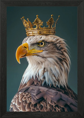 Adlerkönig gerahmtes Wandbild Poster Leinwanddruck Bild