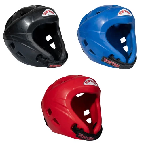 Top Ten Avantgarde Head Guard with WAKO Label Sparring Head Gear