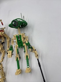 Vintage LEGO Star Wars Technic Droids Lot: 8000 Pit Droid & 8001 Battle Droid
