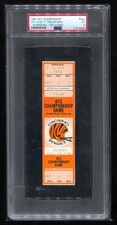 Freezer Bowl AFC Championship - PSA Football Ticket 1981 Cincinnati Bengals Full