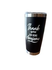 Appreciation Gifts 20 oz Thank You for Being Awesome Includes Key Chain