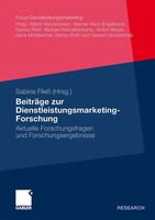Sabine Fließ | BeiträGe Zur Dienstleistungsmarketing-Forschung | Taschenbuch