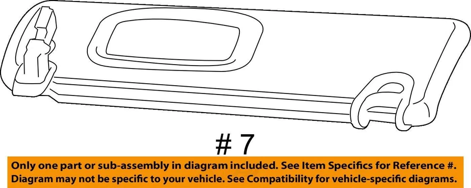 Jeep Cherokee 2014-2018 conductor parasol espejo parasol izquierdo gris VJIO5 Foto 4 de 4