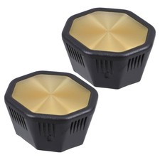 2pcs Tennis Racket Handle End Cover: Racquet End Lid For Replacement - Tennis