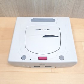 Sega Saturn console white bundle with 5 Games & 2 controllers Japanese System