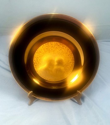 Royal Imperial Chokin Commemorative Plate Mother & Child