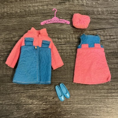 Vintage Skipper Doll Clothes Twice As Nice 1735 - COMPLETE 1970s MOD Outfit