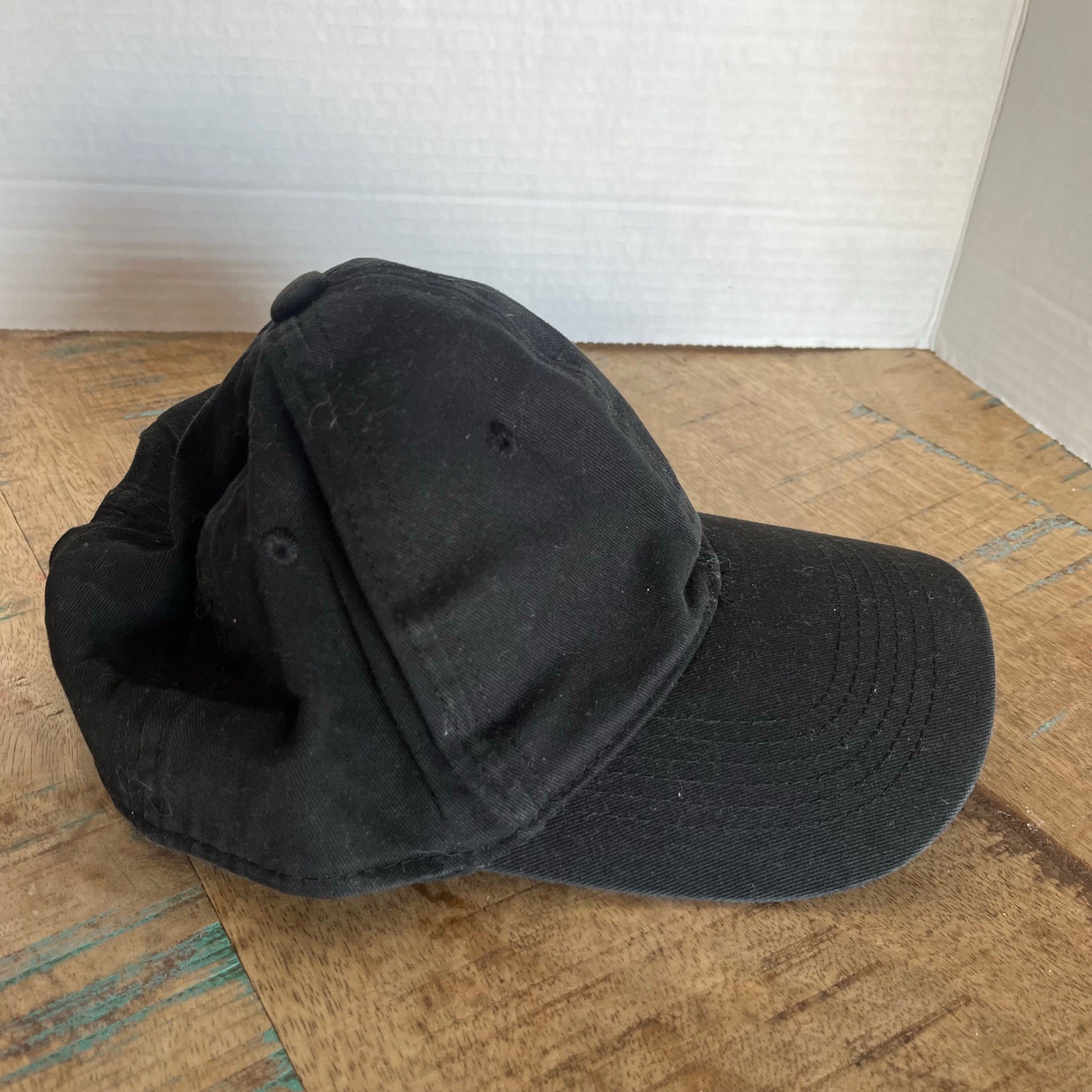 Plain Solid Hat Black George Hat Adjustable Adult… - image 6