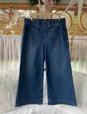 Spanx Wide-leg Cropped Jeans WithPatch Pockets Size 1X