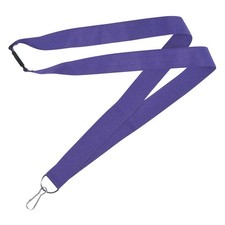 35" Bright Purple Nylon Lanyards with Breakaway Clasp - 12 Pc.