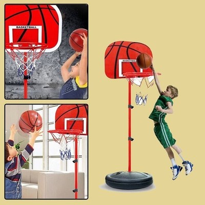 Kinder Basketballkorb Set 73 170cm höhenverstellbar + 2 Bälle + Pumpe