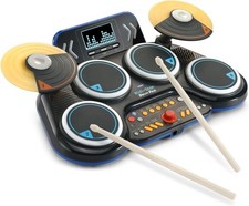 VTech Kidi Star Drum Pad - Black NEW Superficially Damaged Box, Slight Scratch