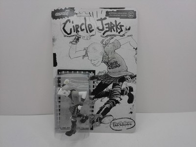 SUPER7 MUSIC CIRCLE JERKS BLACK & WHITE VERSION FIGURE REACTION NEW MOC