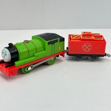 TALKING PERCY Thomas  Friends Trackmaster Motorized 2014 Mattel Engine WORKS 