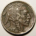 1921 P Buffalo Nickel EF-Details  "Actual Coin Pictured- Not Chemically Treated"