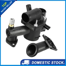 AJ89485 Engine Coolant Thermostat Housing Assembly for Jaguar XJ8 2004-2005