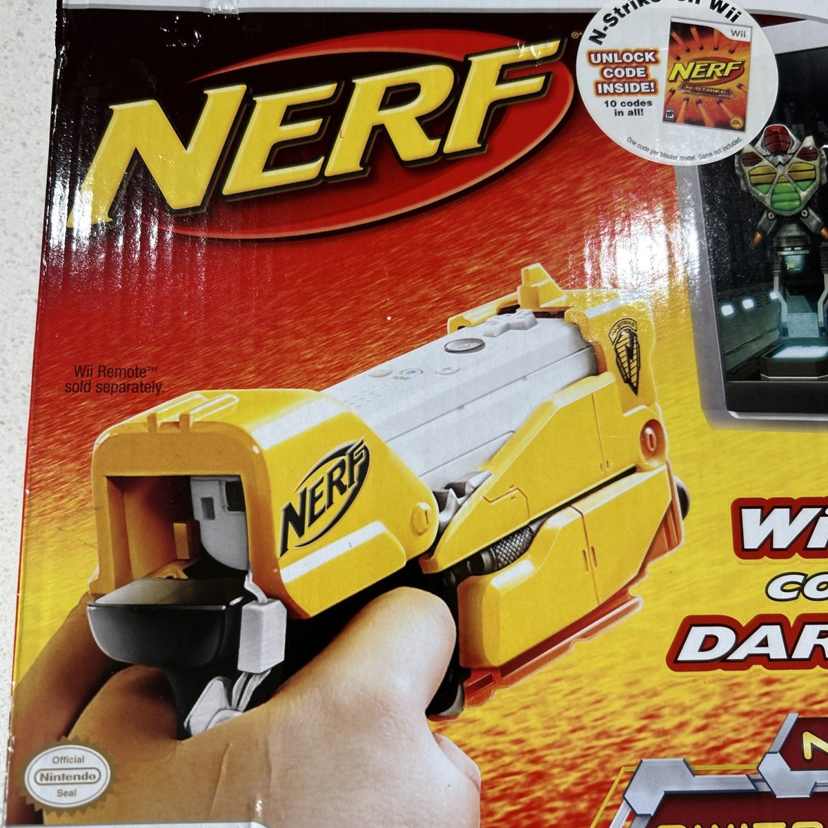 Nintendo Wii Nerf N-Strike Switch Shot EX-3 Controller Dart