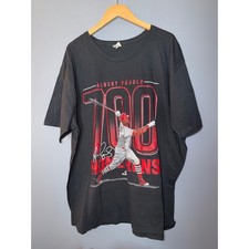 Albert Pujols 700 Home Runs St Louis Cardinals MLB Players Black T-Shirt 3XL