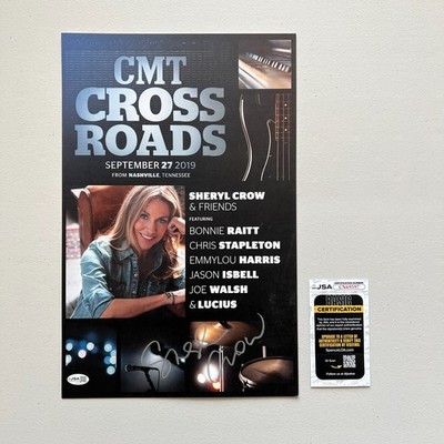 CMT Cross Roads 2019 Sheryl Crow Autographed Signed Poster [JSA]