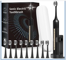 Sonic Electric Toothbrush,90Day Charge,5 Modes,2-Min Smart Timer,IPX8 Waterproof