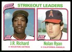 1980 Topps #206 1979 Strikeout Leaders (J.R. Richard / Nolan Ryan) LL