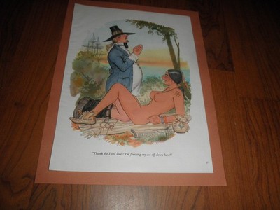 DOUG SNEYD Collectible-Sexy Adult  CARTOON ''Freezing my Ass''- PINUP/PRINT