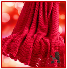 Knitting Pattern Baby blanket cot pram  cover DK  Aran ripple wavy throw chevron