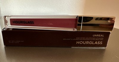 Hourglass Unreal High Shine Volumizing Lip Gloss In Canvas .20 oz NIB