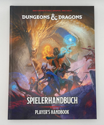 Dungeons & Dragons Spielerhandbuch Playershandbook D&D Regelwerk 2025 DE NEU  