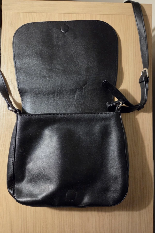 VERA BRADLEY Disney Parks Mickey Mouse Icon Laser Cut Crossbody Bag Black/White - Image 3 of 4