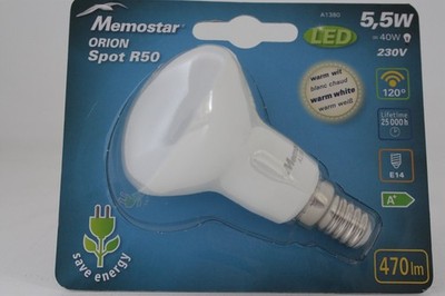 3 x  Memostar Orion  LED Spot R50, 5,5W, E14