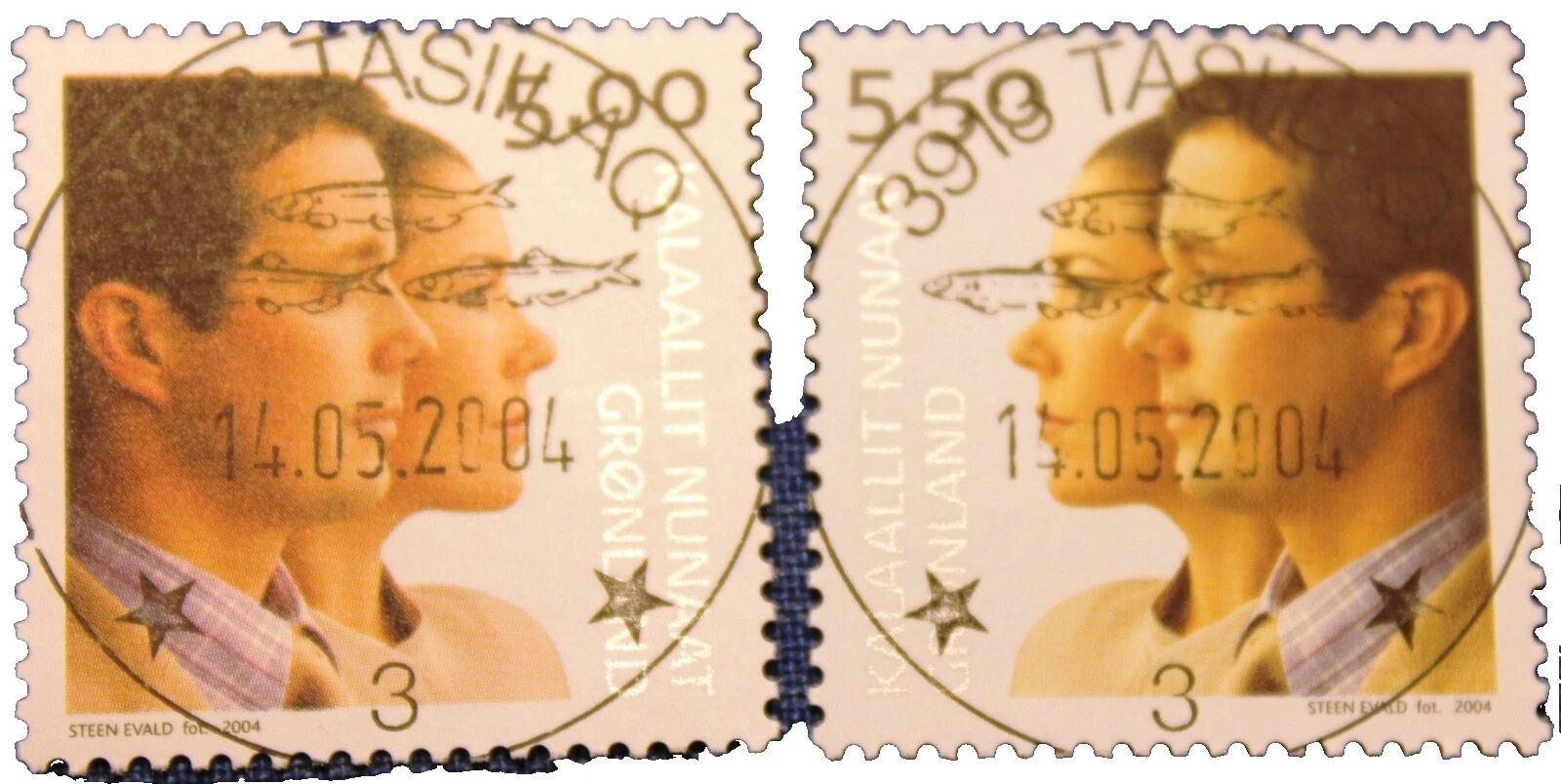 Cancelled to Order/CTO Royalty Used Greenlandic Stamps