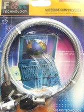 F K TECH'S "ETON" NOTEBOOK COMBINATION COMPUTER CABLE LOCK