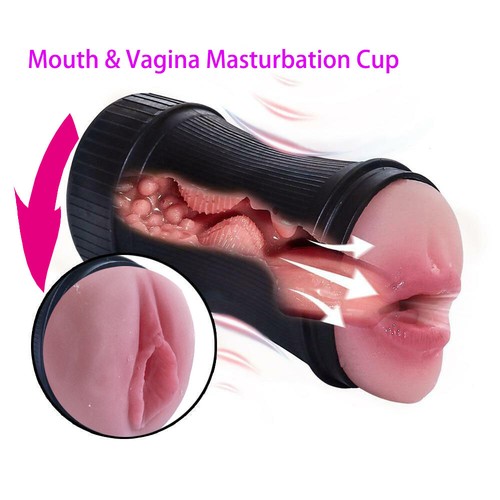 Mouth-thrusting-male-masturbator-cup-stroker-for-men-endurance-reused-lubricant - Afbeelding 1 van 15