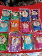 Details about   Lot =12 Ty Beanie Babies McDonalds Happy Meal Toys 1999 Complete Set w/bunos bag