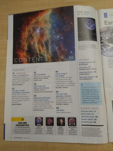 Magazine - Astronomy - 2021 - 12 issues - January to December - Picture 12 of 24